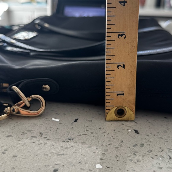 Women's Minimalist Laptop Computer Bag in Black‎ w Adjustable Strap - Picture 14 of 16